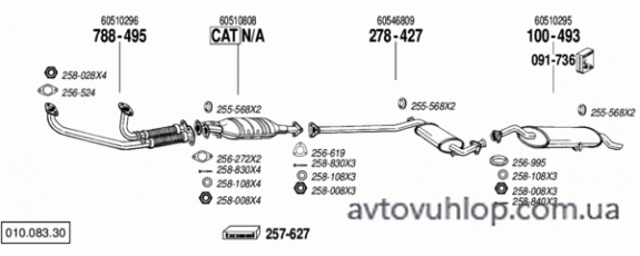 ALFA ROMEO 164 (3.0i -V6 / 09/88-12/92)