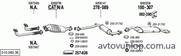 ALFA ROMEO 164 (3.0i -V6-24V / 01/93-98)
