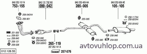 AUDI 80 (2.3 / 09/91-11/94)