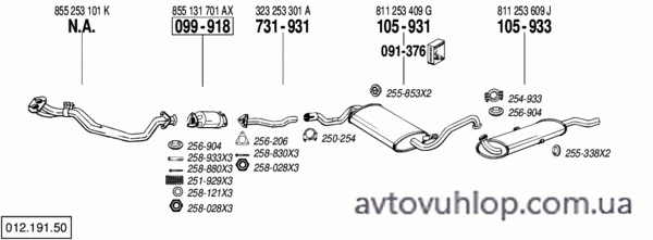 AUDI 90 (2.0 / 84-03/87)