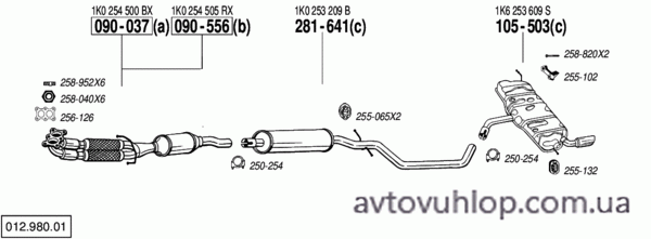 AUDI A3 (1.6 / 05/03-06/08)