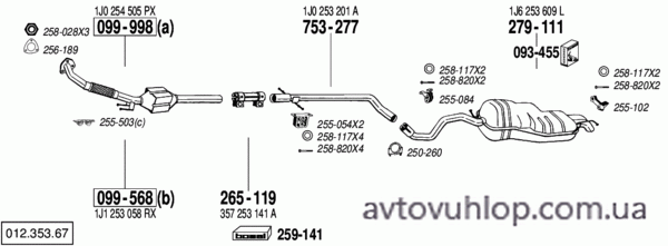 AUDI A3 (1.9 TDi Turbo Diesel / 01/97-06/03)
