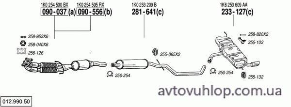 AUDI A3 Sportback (1.6 / 09/04-06/08)