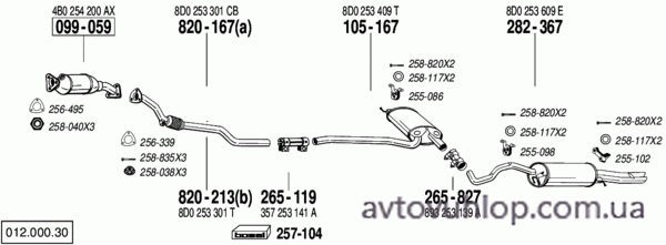AUDI A4 (1.8 Turbo-20V / 10/95-07/98)