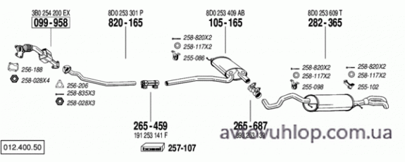 AUDI A4 (1.9 Di Turbo Diesel / 03/96-06/00)