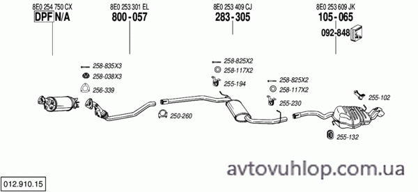 AUDI A4 (1.9 TDi Turbo Diesel / 01/06-06/08)