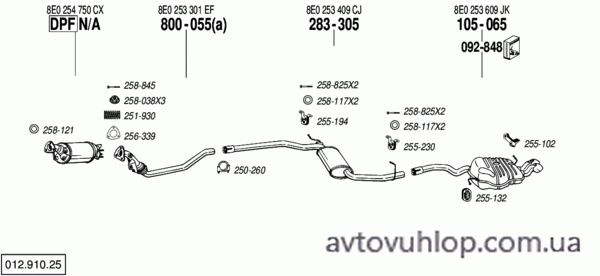 AUDI A4 (2.0 TDi Turbo Diesel / 11/04-06/08)