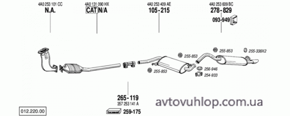 AUDI A6 (1.8 -20V / 10/95-10/97)