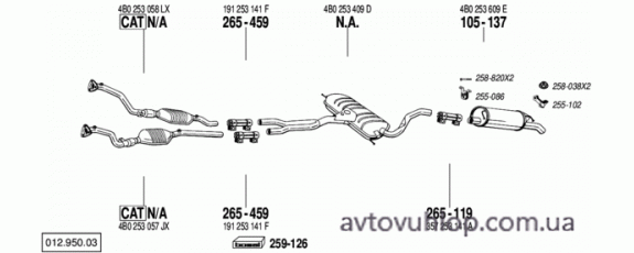 AUDI A6 (2.4 / 04/97-05/01)