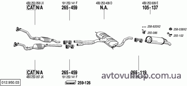 AUDI A6 (2.4 / 04/97-05/01)