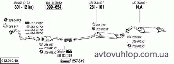 AUDI A6 (2.5 TDi Turbo Diesel / 06/94-10/97)