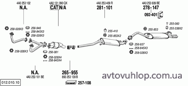 AUDI A6 (2.6 -V6 / 06/94-10/97)