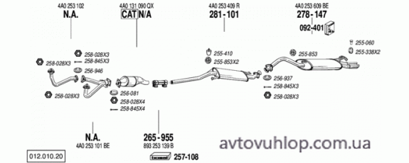 AUDI A6 (2.8 -V6 / 06/94-10/97)