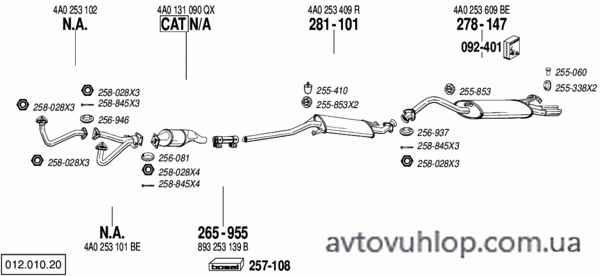 AUDI A6 (2.8 -V6 / 06/94-10/97)