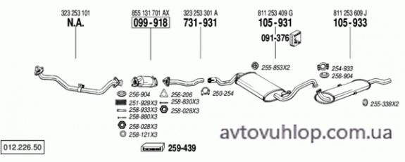 AUDI Coupe (2.2 / 08/85-07/88)