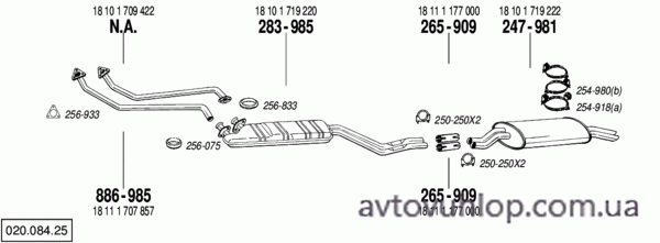 BMW 325i (2.5 / 85-11/90)