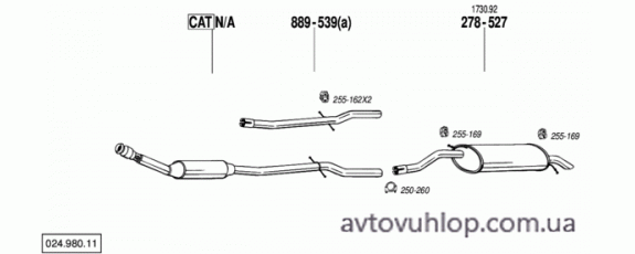 CITROEN C5 I (2.0 HPi -16V / 09/02-09/04)