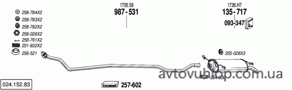 CITROEN Xantia (1.9 Turbo Diesel / 09/95-97)
