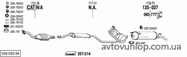 CITROEN XM (2.1 D12 Turbo Diesel / 07/94-01)