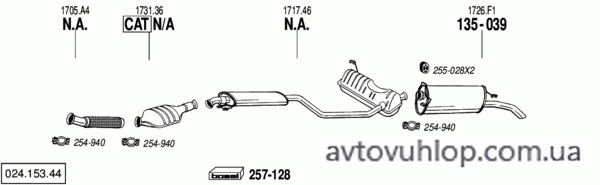 CITROEN XM (2.5 D12 Turbo Diesel / 07/94-01)