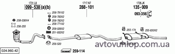 CITROEN Xsara (1.4i / 09/00-05)