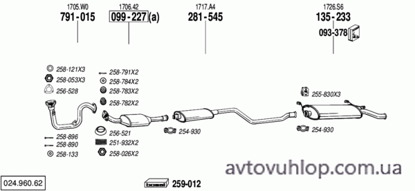 CITROEN Xsara (1.6i / 03/99-08/00)