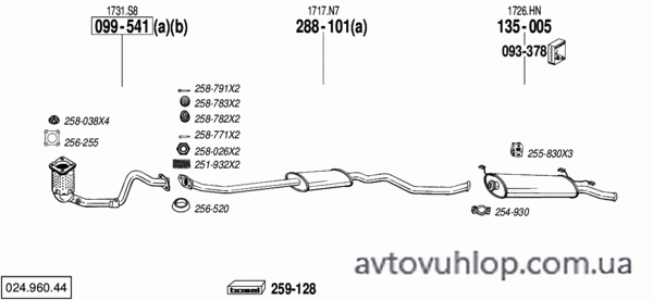 CITROEN Xsara (1.6i -16V / 09/00-04)