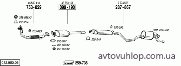 FIAT Punto I (1.2 85 -16V / 04/97-99)