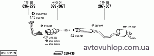 FIAT Punto I (1.6 90 / 94-97)
