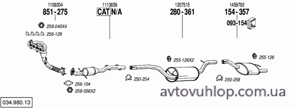 FORD Focus (1.6i -16V / 08/99-09/04)