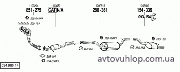 FORD Focus (1.6i -16V / 08/99-09/04)
