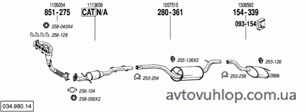 FORD Focus (1.6i -16V / 08/99-09/04)