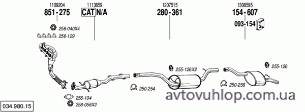 FORD Focus (1.6i -16V / 08/99-09/04)