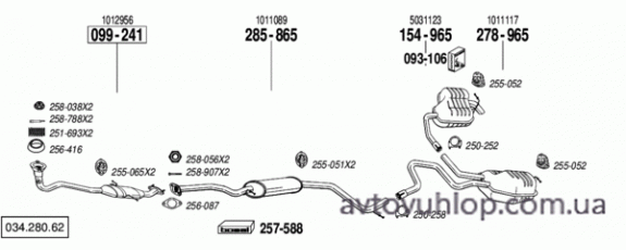 FORD Mondeo (2.0i -16V / 01/93-07/96)