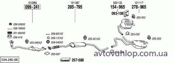 FORD Mondeo (2.0i -16V / 01/93-07/96)
