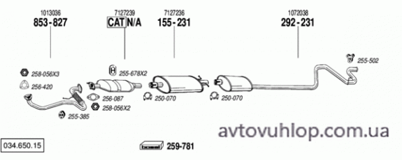 FORD Transit (100L-130-150L-190 2.5 Diesel / 08/94-07/96)