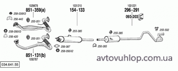 FORD Transit (100L-150L-190-190L 2.5 Diesel / 08/96-00)