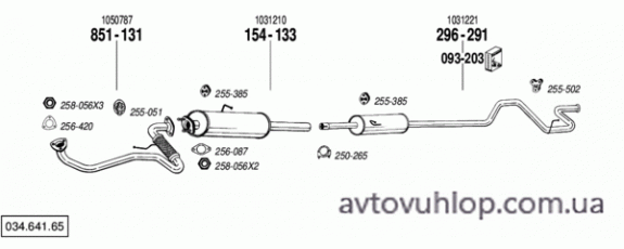 FORD Transit (100L-150L-190-190L 2.5 Diesel / 08/96-00)