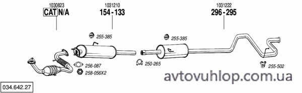FORD Transit (100L-150L-190-190L 2.5 Turbo Diesel / 08/96-00)