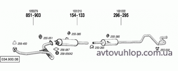 FORD Transit (100L-150L-190-190L 2.5 Turbo Diesel / 08/97-00)