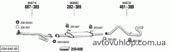 FORD Transit (80-100S-115- 120-150S 2.5 Turbo Diesel / 08/91-07/94)