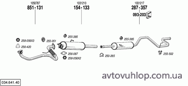 FORD Transit (80S-100S-120S-150S 2.5 Diesel / 08/96-00)