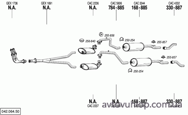 JAGUAR XJ6 (3.4, 4.2 Series 3 / 81-87)