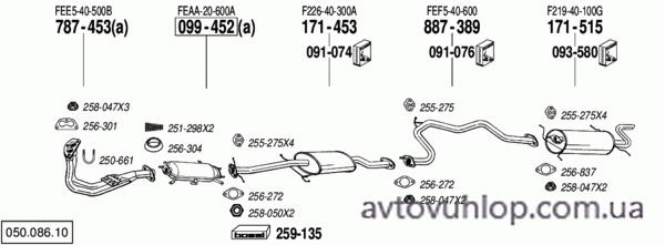 MAZDA 626 (1.8 -8V / 03/88-03/90)