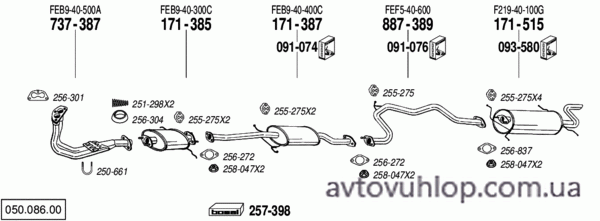 MAZDA 626 (2.0 -12V / 03/88-01/90)