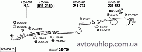 MAZDA MX6 (2.5i -V6-24V / 07/91-96)