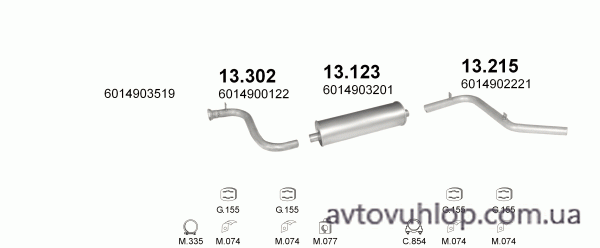 MERCEDES 308D (3050MM/3700MM / 1989 - 1991)