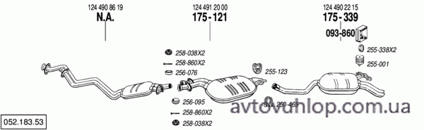 MERCEDES 320 - C124 (3.2 CE / 09/89-07/93)