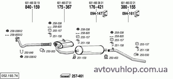 MERCEDES 410D (Diesel / 03/89-91)