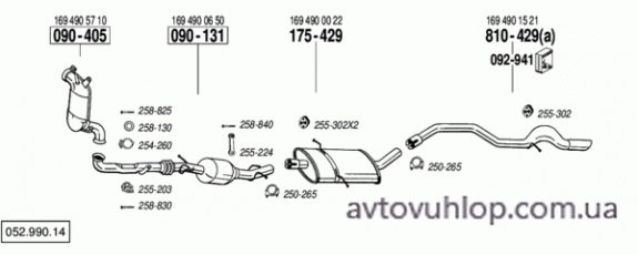 MERCEDES A180 - W169 (2.0 CDi  Turbo Diesel / 09/04-06/12)